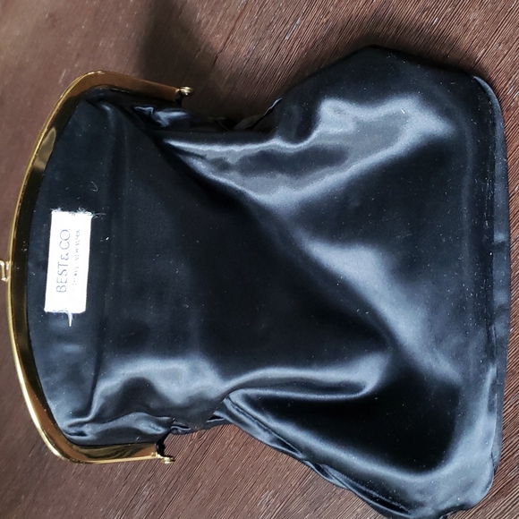 VTG BEST & CO Fifth Ave NY, plaid clutch, black watch Tartan, blue/green - Picture 4 of 9